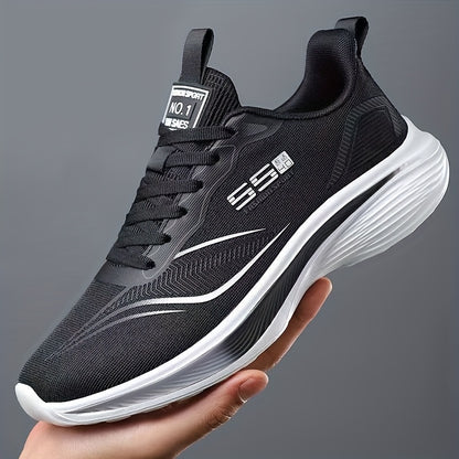 Men'S Breathable Mesh Running Shoes for Spring And Summer, Ultra-Lightweight, Soft Sole, Slip-Resistant, Shock-Absorbing, Perfect for Students And Casual Sports