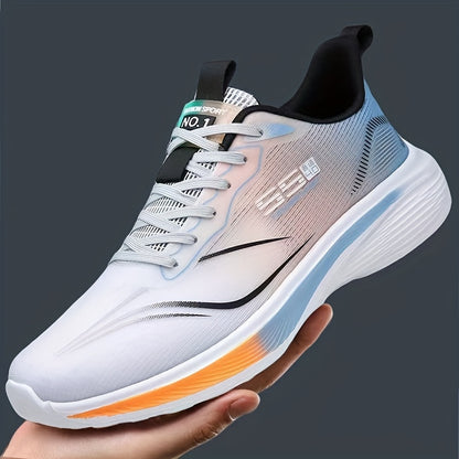 Men'S Breathable Mesh Running Shoes for Spring And Summer, Ultra-Lightweight, Soft Sole, Slip-Resistant, Shock-Absorbing, Perfect for Students And Casual Sports