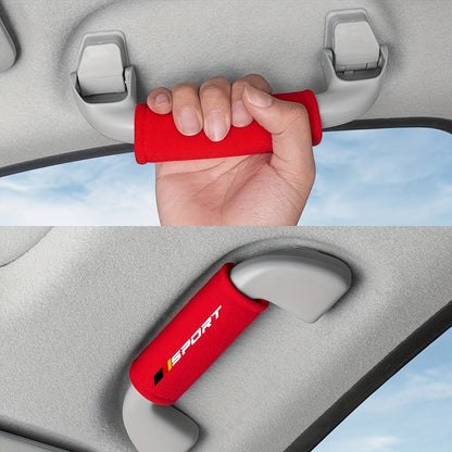 2pcs Fluff Car Roof Door Handle Protector Car Armrest Cover for Audi for BMW for Mercedes Benz for VW for Toyota