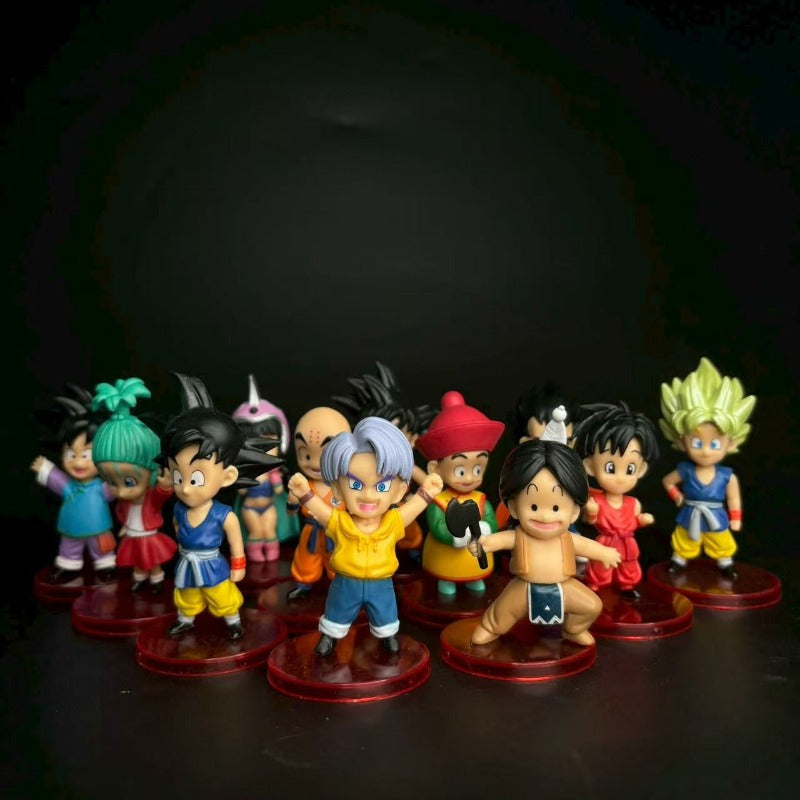 A Random Selection of 12 Anime-Themed Figurines And Models for Desktop Decoration And Collection Gifts