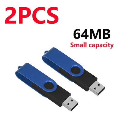 [Usb Flash Drive] 2pcs USB Flash Drive 8GB 4GB 2GB 1GB 512MB 256MB 128MB 64MB USB 2.0 High Speed U Disk USB Disk Metal Pen Drive USB Drive for PC/Laptops/Tablets/Mobile PhonesCar Audio/Game Console/Audio - Store Your Files Securely!