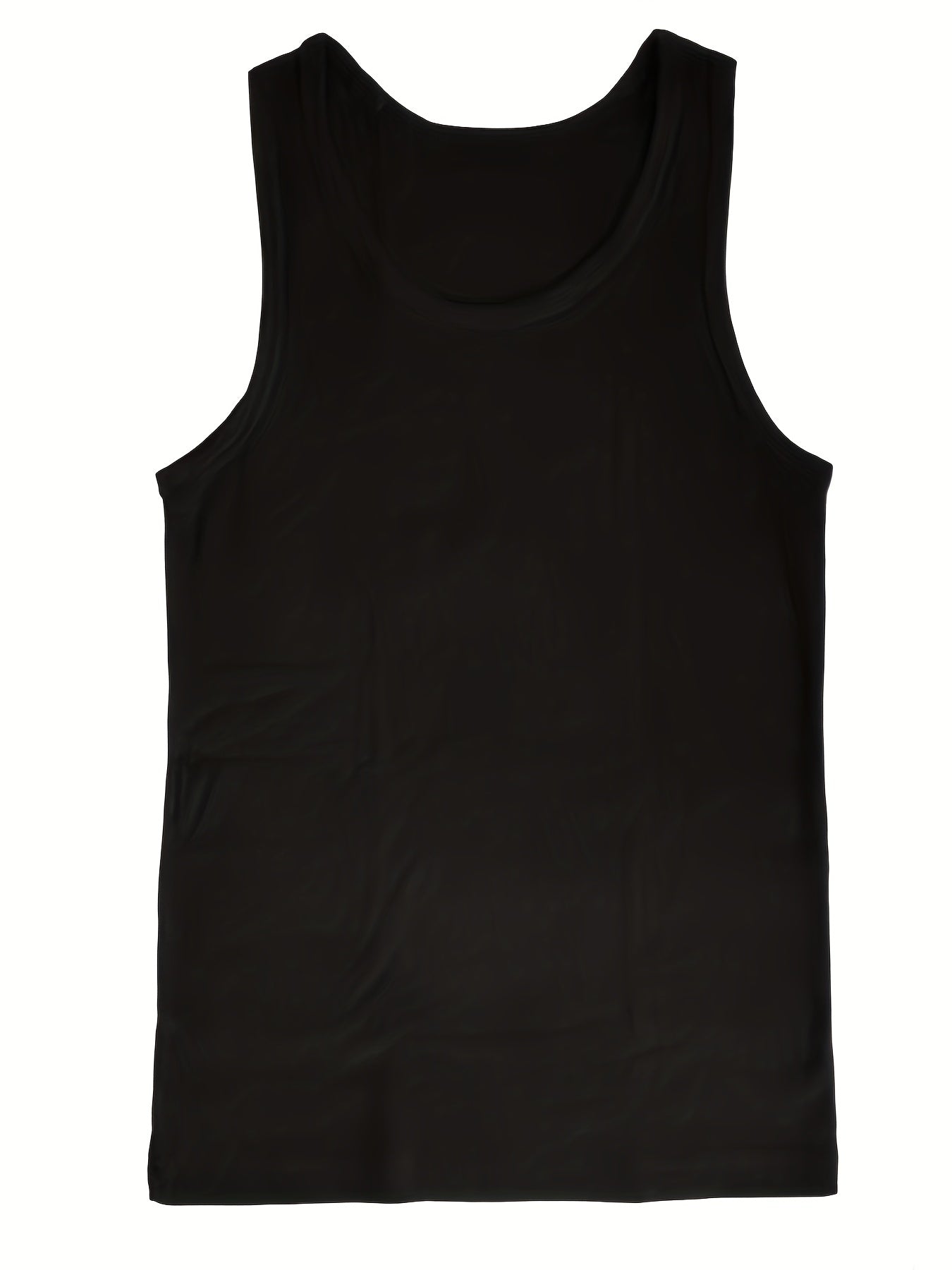 [Breathable Men's Tank Top] Quick Dry Breathable Men's Solid Tank Top | Active Crew Neck Sleeveless Shirt for Summer Outdoor Clothing
