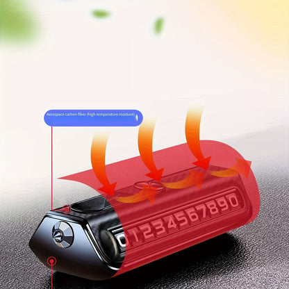 Temporary Car Moving Phone Plate Car Interior Accessories Parking Number Plate Car Ornament Moving Car High-end Creative Number Keeper