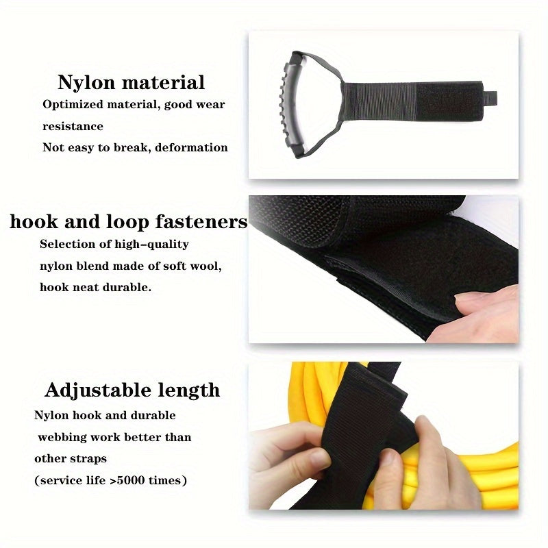 1pc Heavy Duty 17.7 Inch Storage Straps for Garden Hose and Garage Use
