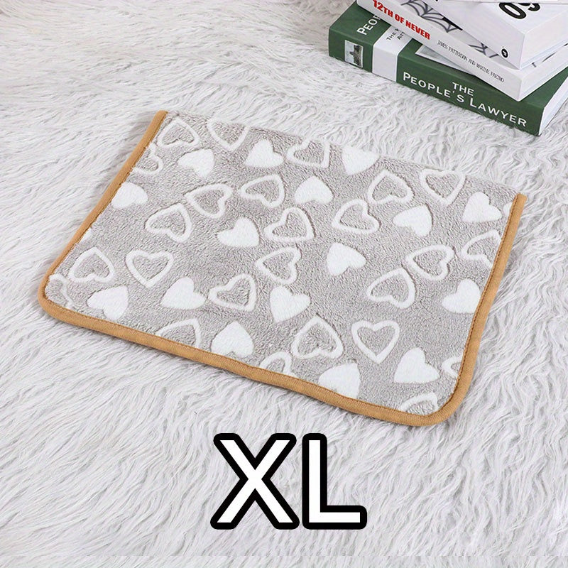 Comfortable And Breathable Cute Cartoon Pattern Dog Bed Blanket Washable Pet Blanket Cat And Dog Nest Mat