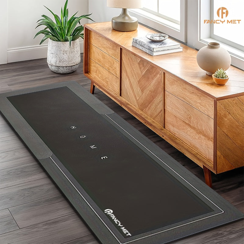 1pc Diatom Mud Kitchen Mat - 3.5mm Thick, 4.41LB/m², with Natural Rubber Base, Super Non-Slip & Scratch-Resistant Surface, Easy to Clean, Comfortable Standing Mat for Kitchens, Bathrooms, Entryways - Multiple Sizes Available, Kitchen Mats for Floor