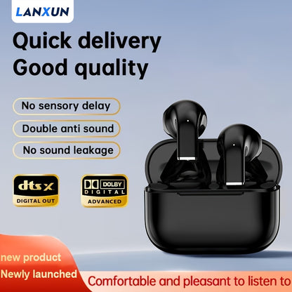 Lightweight Plastic True Wireless Earbuds 5.3 TWS HiFi 9D Stereo HD Smart Mini Earphones - Condenser Mic, Touch Control, Anime/Cartoon Design, Semi-Open-Back Headset for Casual Use, Clear Calls, Sports - Compatible 2025