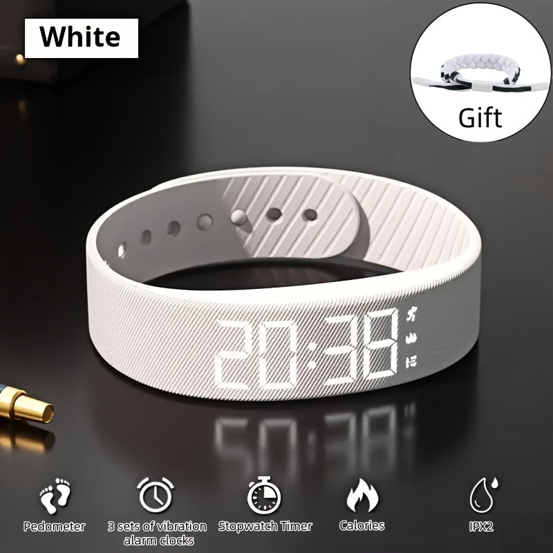 2025 New Multi-Functional Minimalist and Stylish Unisex Digital Watch with Alarm, Pedometer, Stopwatch, Luminous Display. A Fashionable Sports Multi-Function Wristwatch for Students, Comfortable to Wear Without Feeling. Perfect Holiday Gift for Any