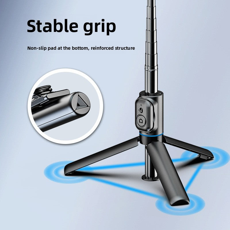 Kafile selfie stick multi-function Bluetooth tripod portable 360-degree live broadcast mobile phone holder camera artifact