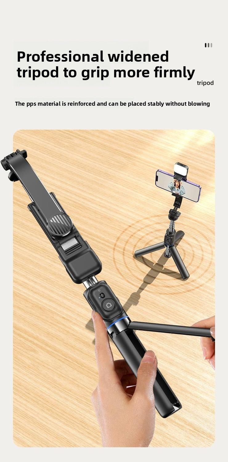 Kafile selfie stick multi-function Bluetooth tripod portable 360-degree live broadcast mobile phone holder camera artifact